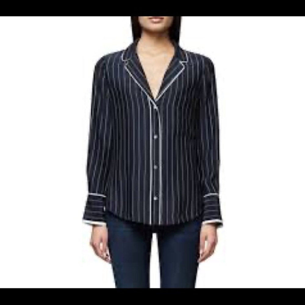 Frame Silk Button Down. Size L